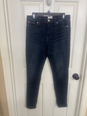 Hudson Jeans High Rise Dark Wash Skinny Jeans